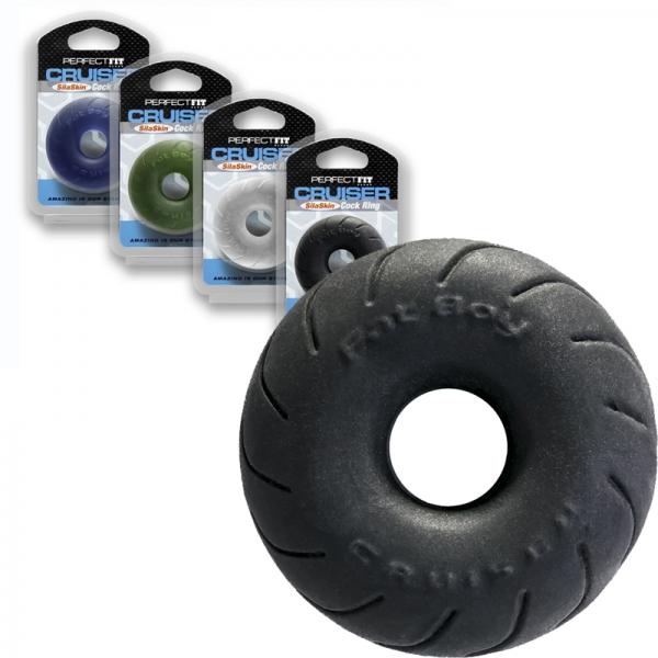 Perfect Fit Cruiser Cock Ring Black - happyshop365247