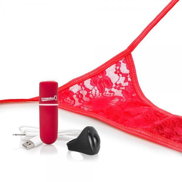 My Secret Charged Remote Control Panty Vibe Red O/S - happyshop365247