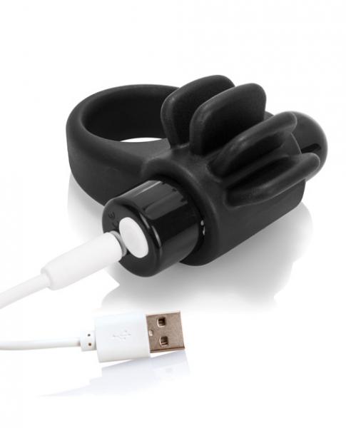 Charged Skooch Vibrating Ring Black - happyshop365247