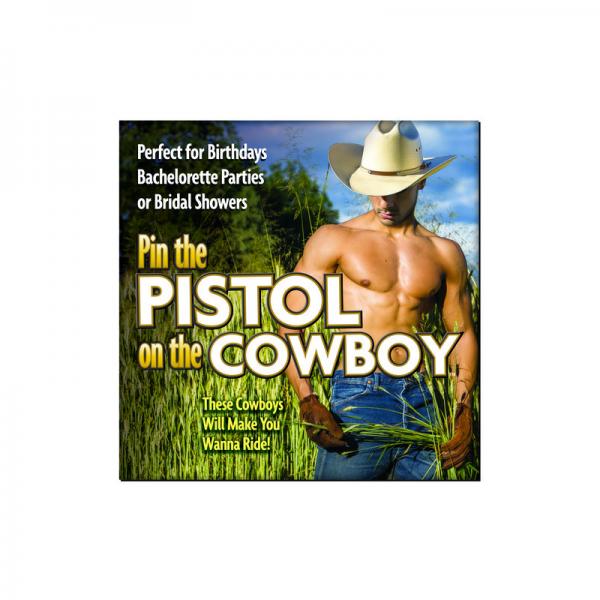 Pin The Pistol On The Cowboy Game - happyshop365247