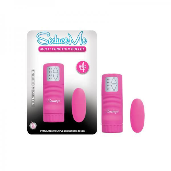 Seduce Me Multi Function Bullet 4 Speeds Pink - happyshop365247