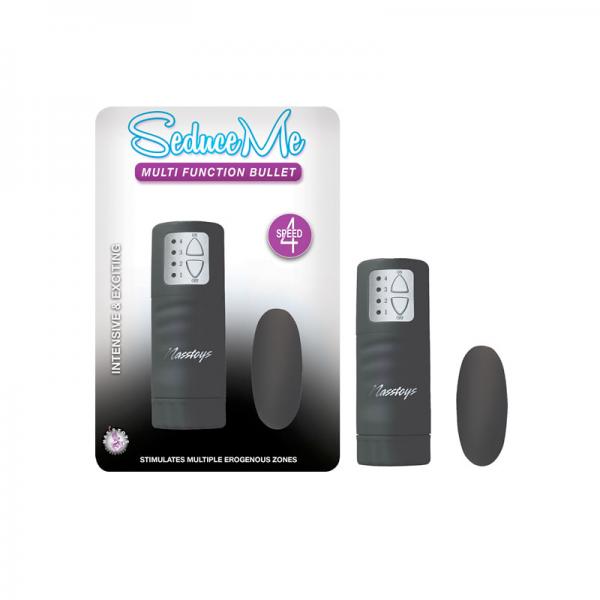 Seduce Me Multi Function Bullet 4 Speeds Black - happyshop365247