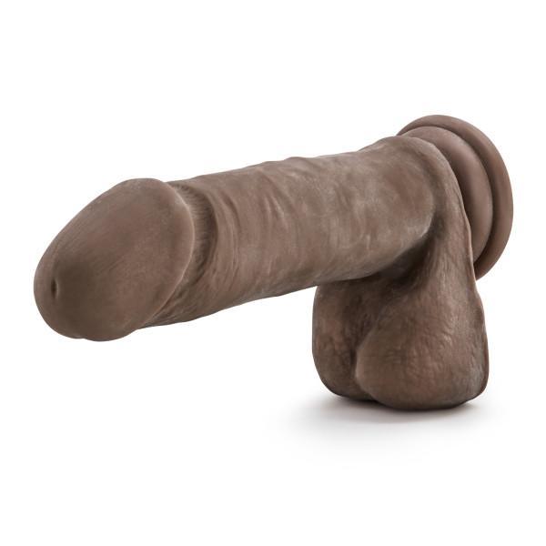 Au Naturel 8 inches Sensa Feel Dildo Brown - happyshop365247