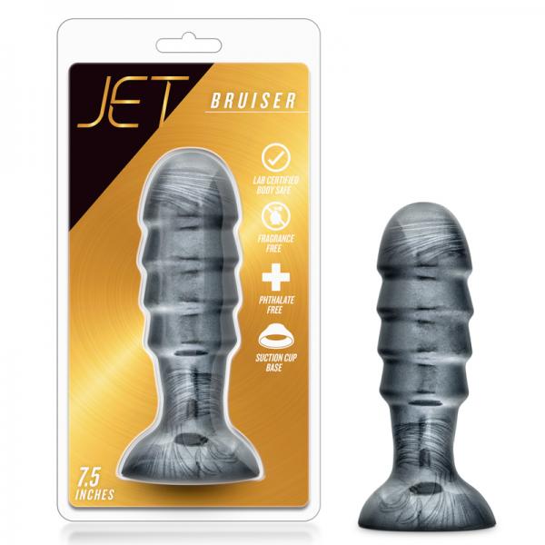 Jet Bruiser Carbon Metallic Black Butt Plug - happyshop365247
