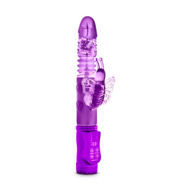 Butterfly Thruster Mini Rabbit Vibrator Purple - happyshop365247