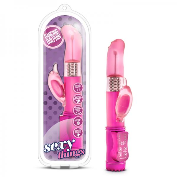 Dancing Dolphin Fuchsia Pink Vibrator - happyshop365247
