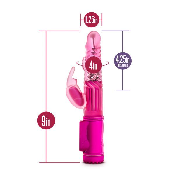 Romping Rabbit Fuchsia Pink Vibrator - happyshop365247