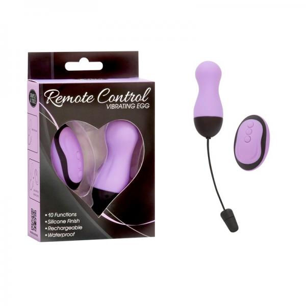 Simple & True Remote Control Vibrating Egg Purple - happyshop365247