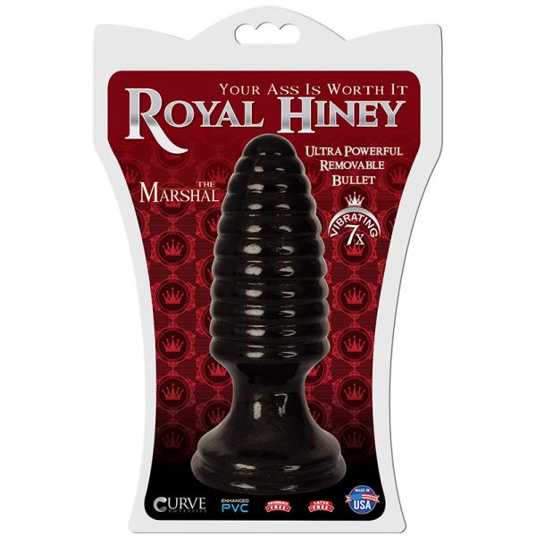 Royal Hiney Red The Marshal Black Butt Plug - happyshop365247