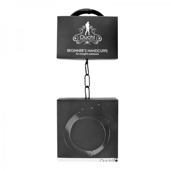 Ouch! Beginner's Handcuffs - Black - happyshop365247