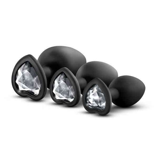 Bling Plugs Training Kit Black with White Gems - happyshop365247