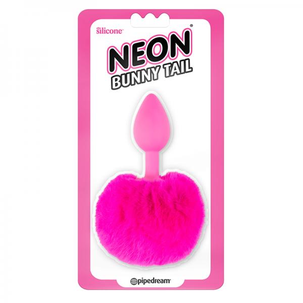 Neon Bunny Tail Pink - happyshop365247