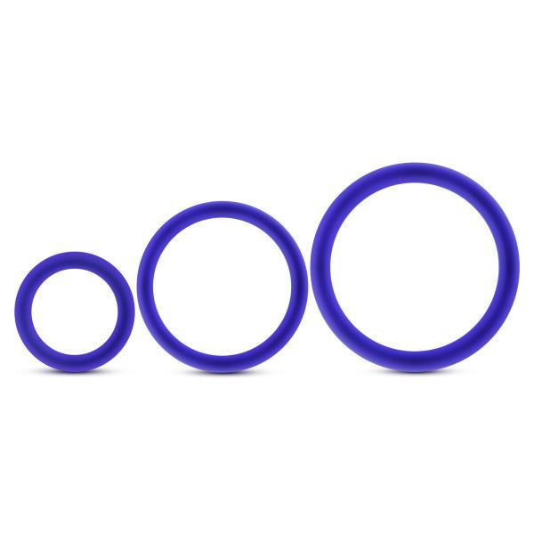 Performance VS4 Pure Premium Silicone Cockring Set Indigo - happyshop365247