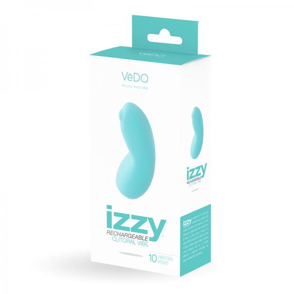 Vedo Izzy Rechargeable Clitoral Vibe - Tease Me Turquoise - happyshop365247