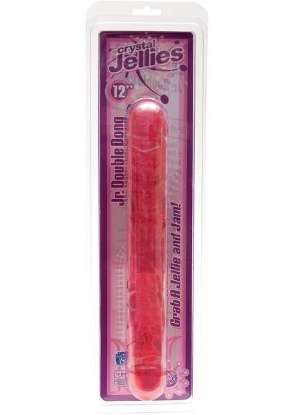 Jellies Jr Double Dong 12 Inch - Pink - happyshop365247