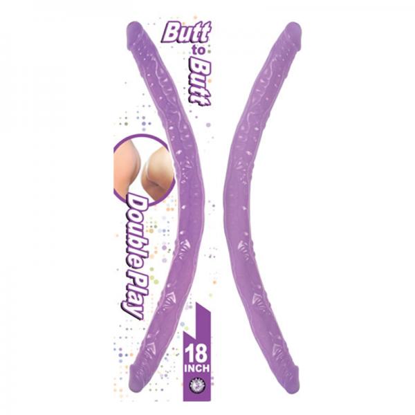 Butt To Butt Double Play Dong 18in Lavender - happyshop365247