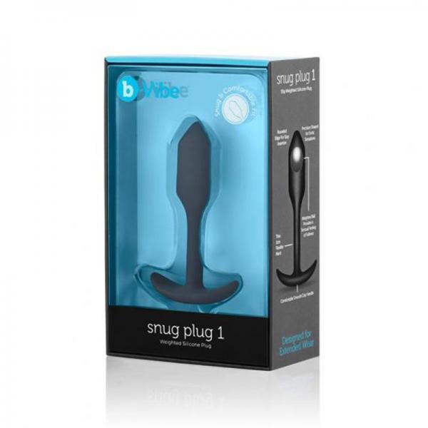 B-vibe Snug Plug 1 Black - happyshop365247