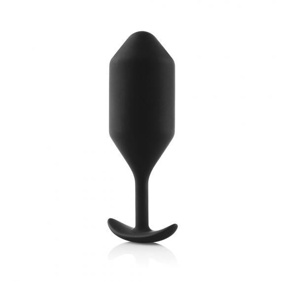 B-Vibe Snug Plug 4 Black 9oz Weight - happyshop365247