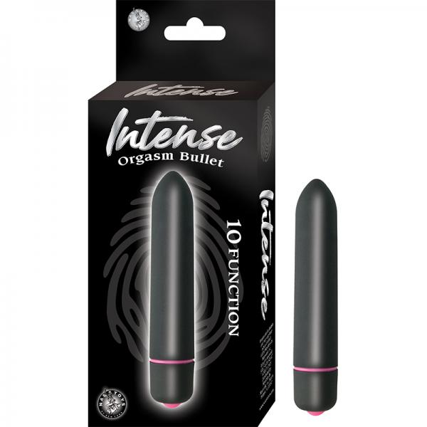 Intense Orgasm Bullet 10 Function Waterproof Black - happyshop365247
