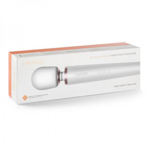 Le Wand Pearl White Rechargeable Massager - happyshop365247