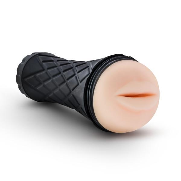 M For Men The Torch Luscious Lips Beige Stroker - happyshop365247