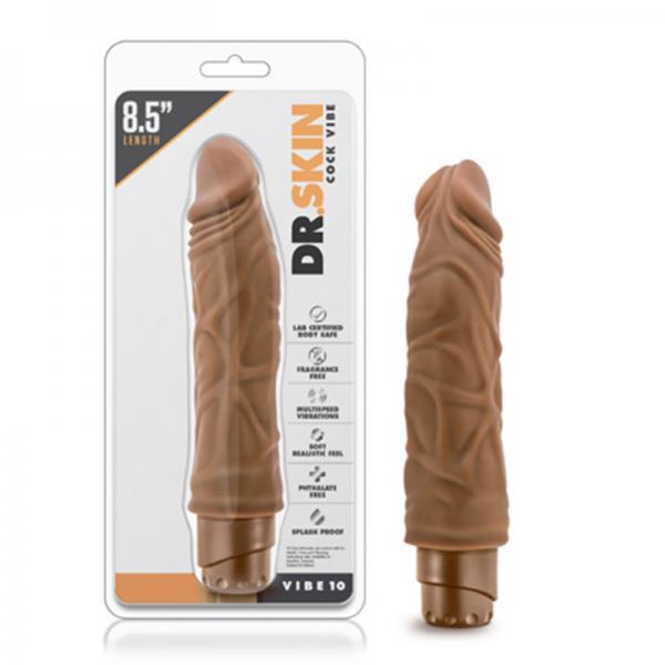 Dr. Skin - Cock Vibe - Vibe 10 - Mocha - happyshop365247