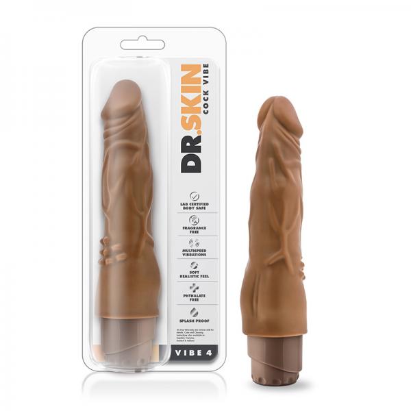 Dr. Skin - Cock Vibe - Vibe 4 - Mocha - happyshop365247