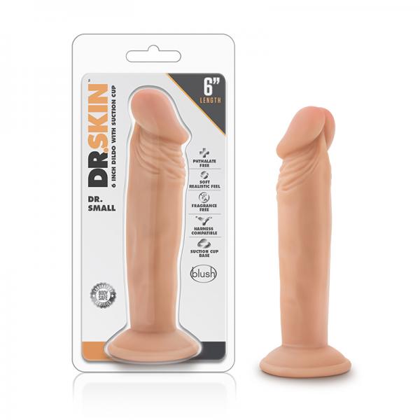Dr. Skin - Dr. Small - 6in Dildo - Vanilla - happyshop365247