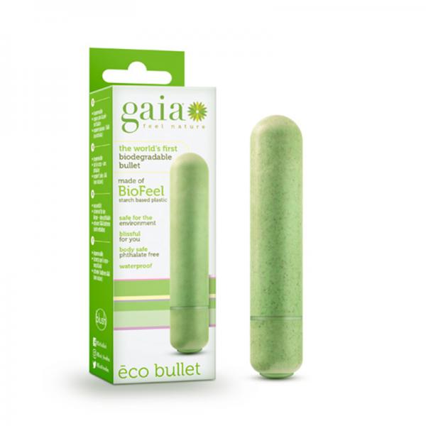 Gaia Eco Bullet Vibrator Green - happyshop365247