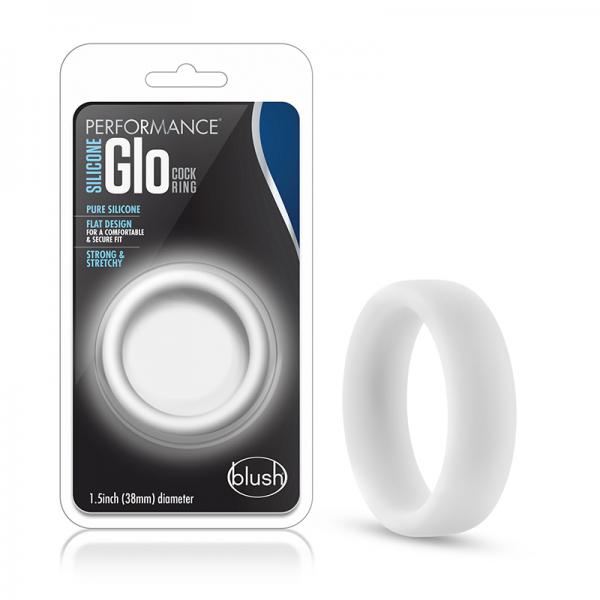 Performance - Silicone Glo Cock Ring - White Glow - happyshop365247
