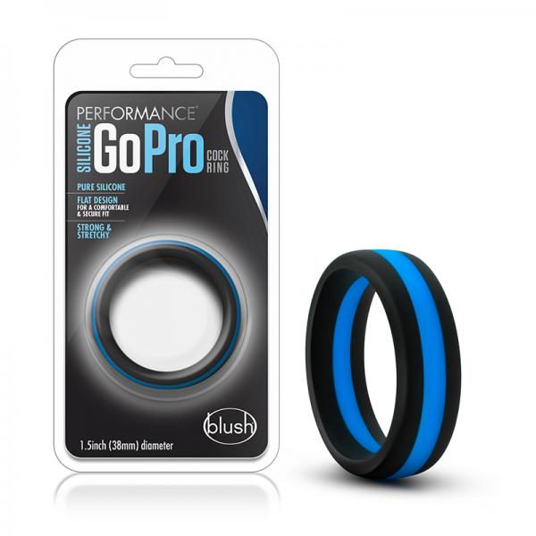 Performance - Silicone Go Pro Cock Ring - Black/indigo/black - happyshop365247