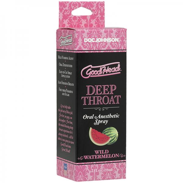 Goodhead Deep Throat Spray Wild Watermelon 2oz - happyshop365247