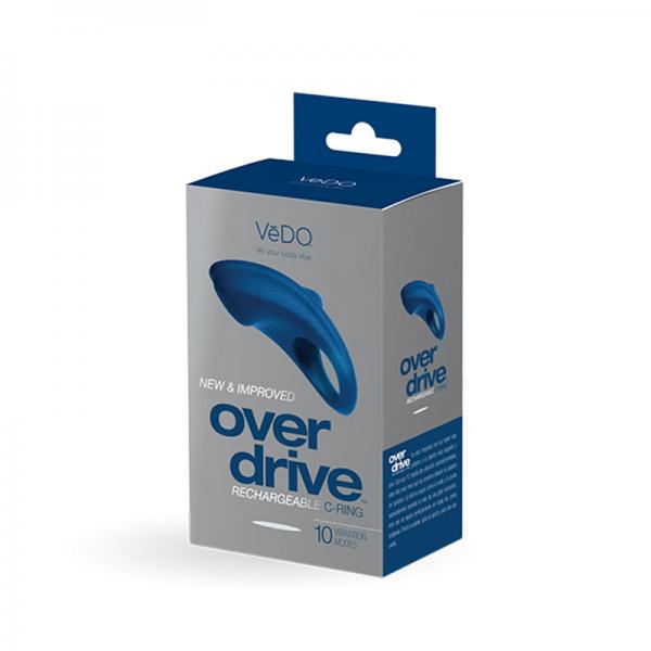 Vedo Overdrive+ Rechargeable Vibrating Ring - Midnight Madness - happyshop365247