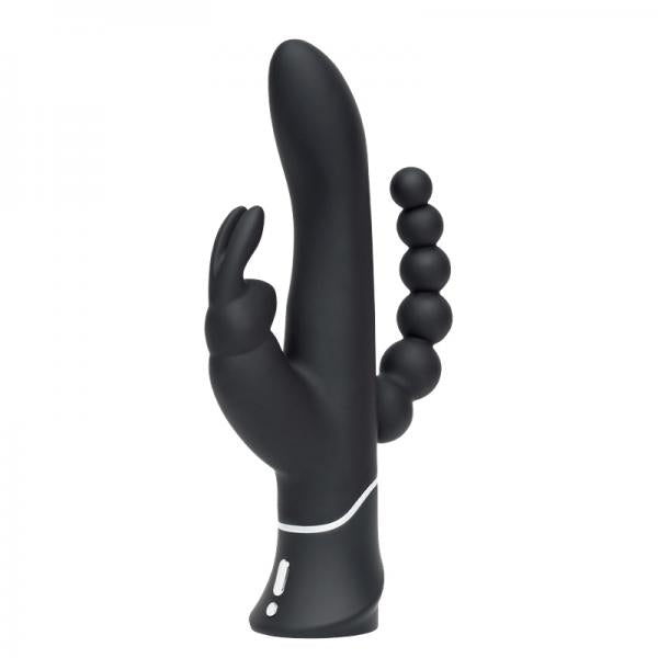 Happy Rabbit Triple Curve Black Vibrator - happyshop365247
