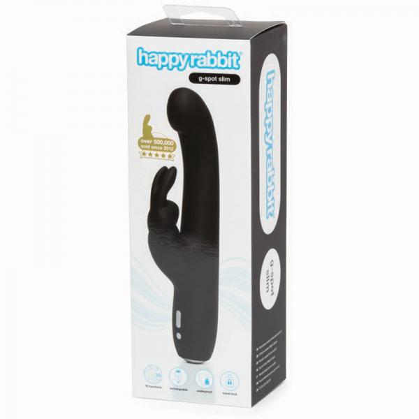 Happy Rabbit Slimline G-spot Black - happyshop365247