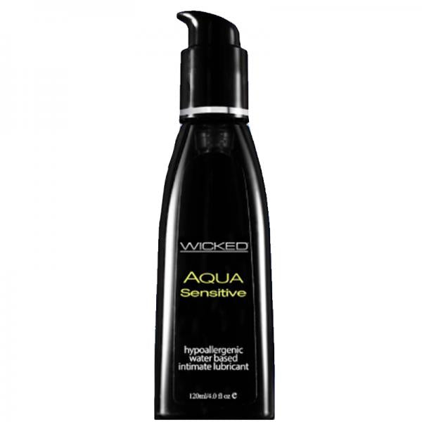 Wicked Aqua Sensitive Waterbased Hypoallergenic Unscented Lube 8oz - happyshop365247