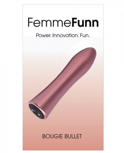 Femmefunn Bougie Bullet Vibrator Rose Gold - happyshop365247