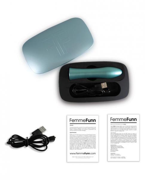 Femmefunn Bougie Bullet Vibrator Light Blue - happyshop365247