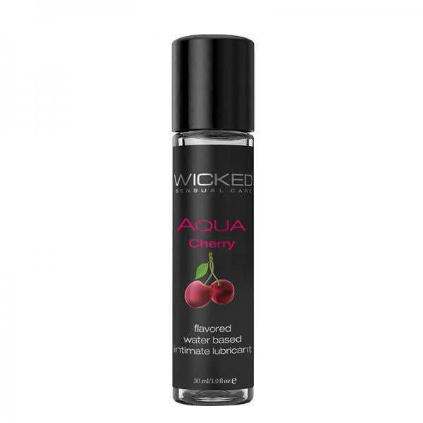 Wicked Aqua Flavored Lubricant Cherry 1oz - happyshop365247