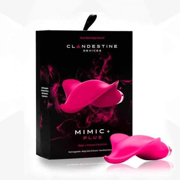 Clandestine Devices Mimic + Plus Massager Pink - happyshop365247