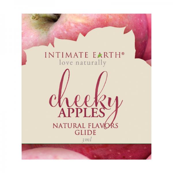 Intimate Earth Natural Flavor Glide Cheeky Apples .1oz - happyshop365247