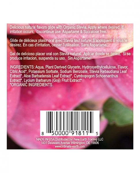 Intimate Earth Natural Flavor Glide Cheeky Apples .1oz - happyshop365247