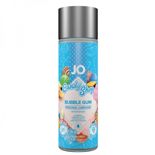 JO H20 Flavored Candy Shop Lubricant Bubble Gum 2oz - happyshop365247