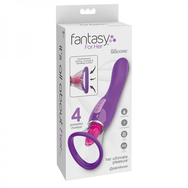 Fantasy For Her Her Ultimate Pleasure Purple Vibrator - happyshop365247