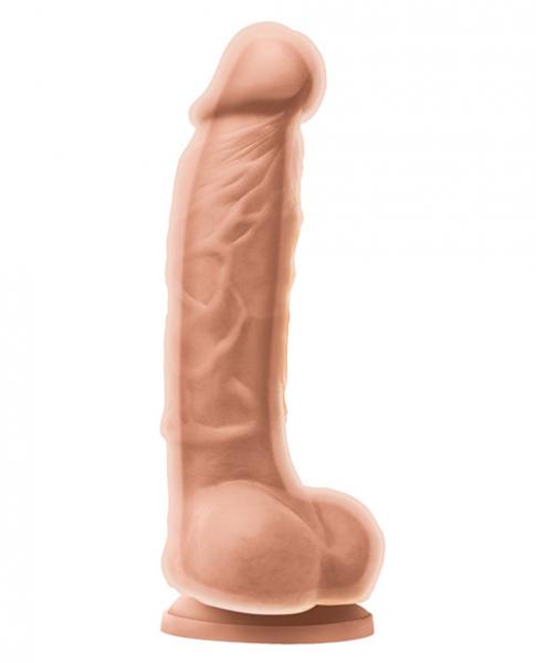 Colours Dual Density 5 inches Dildo Beige - happyshop365247