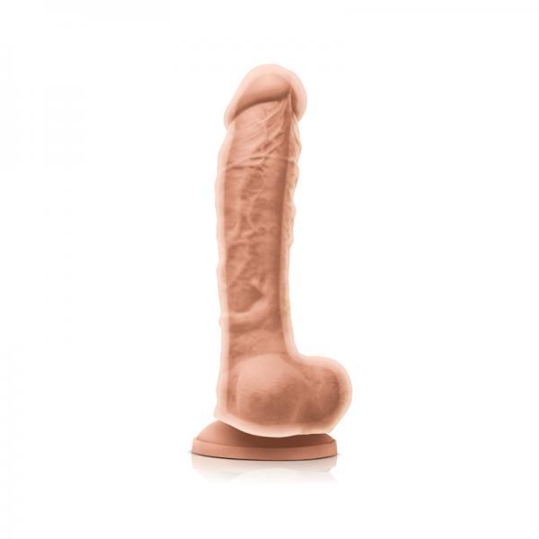 Colours Dual Density 8 inches Beige Dildo - happyshop365247