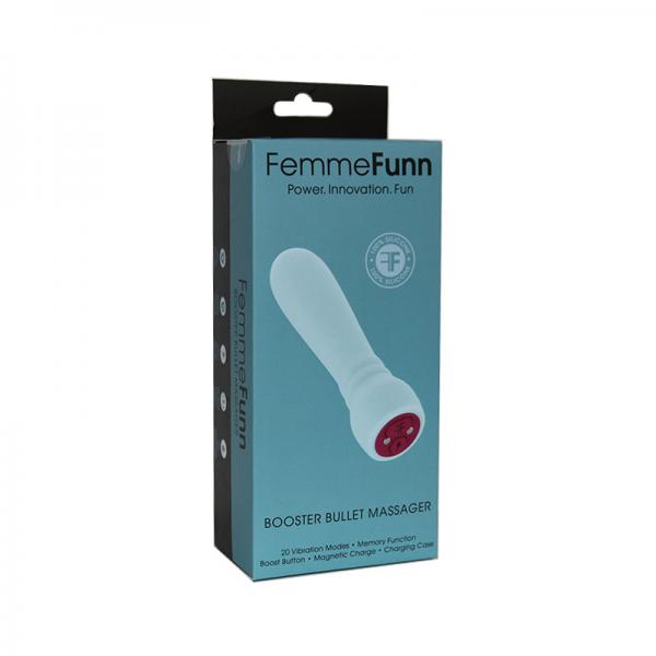 Femmefunn Booster Bullet Vibrator Light Blue - happyshop365247