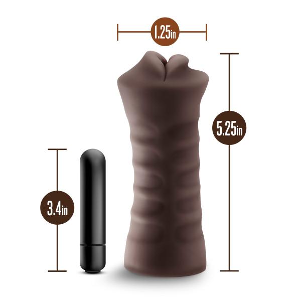 Hot Chocolate Heather Brown Mouth Stroker - happyshop365247