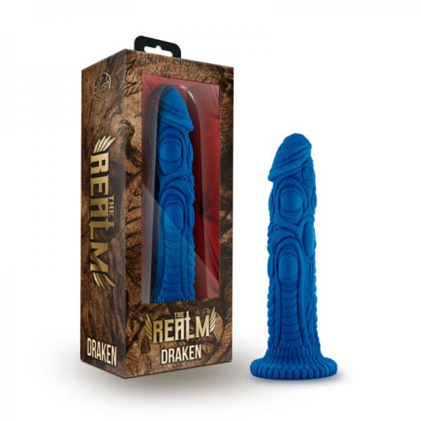 The Realm - Draken - Lock On Dildo - Blue - happyshop365247