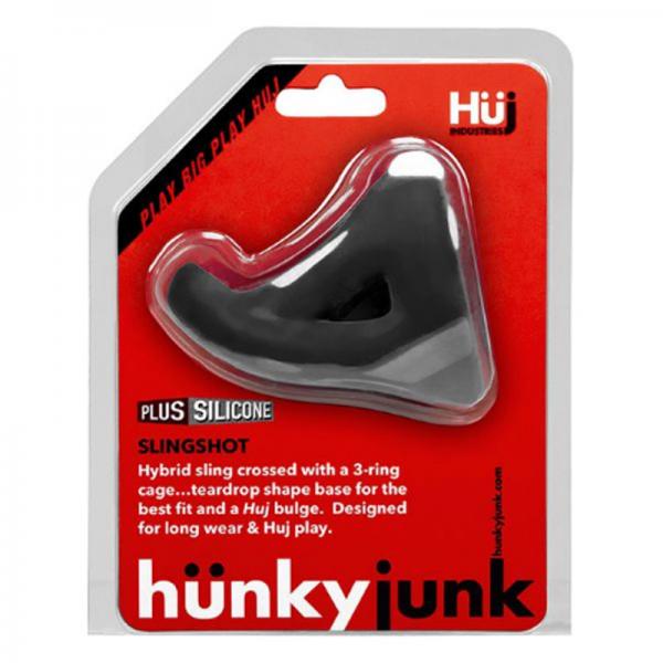 Hunkyjunk Slingshot 3 Ring Teardrop, Tar - happyshop365247